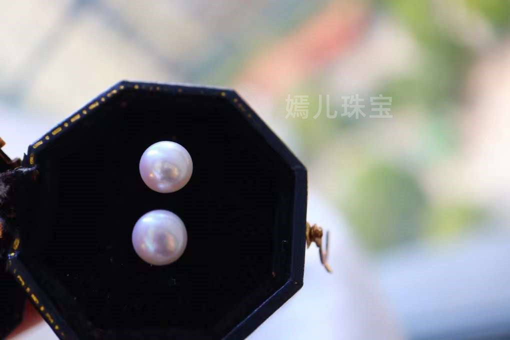 Natural pearl earrings with S925 silver gold-plated inlaid zircon, fashionable trend, Japanese and Korean women's two wearing styles